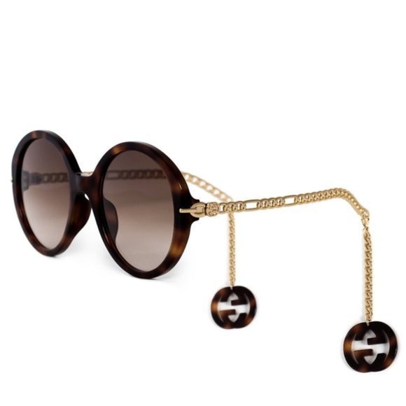 Gucci Brown Round Sunglasses - Picture 2 of 5